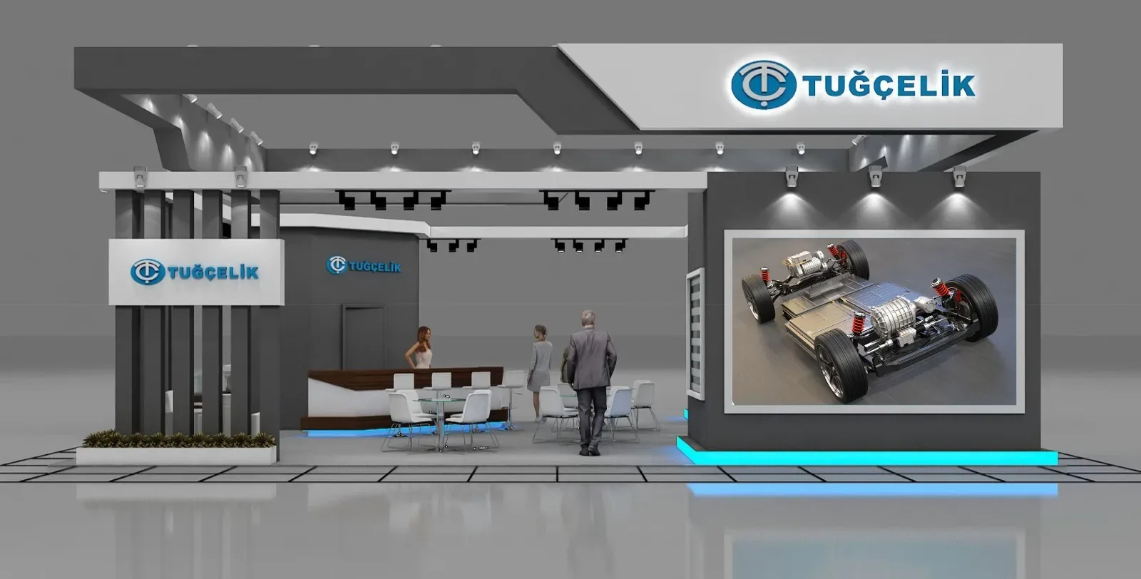 Tuğçelik standı, 3B tasarım görseli